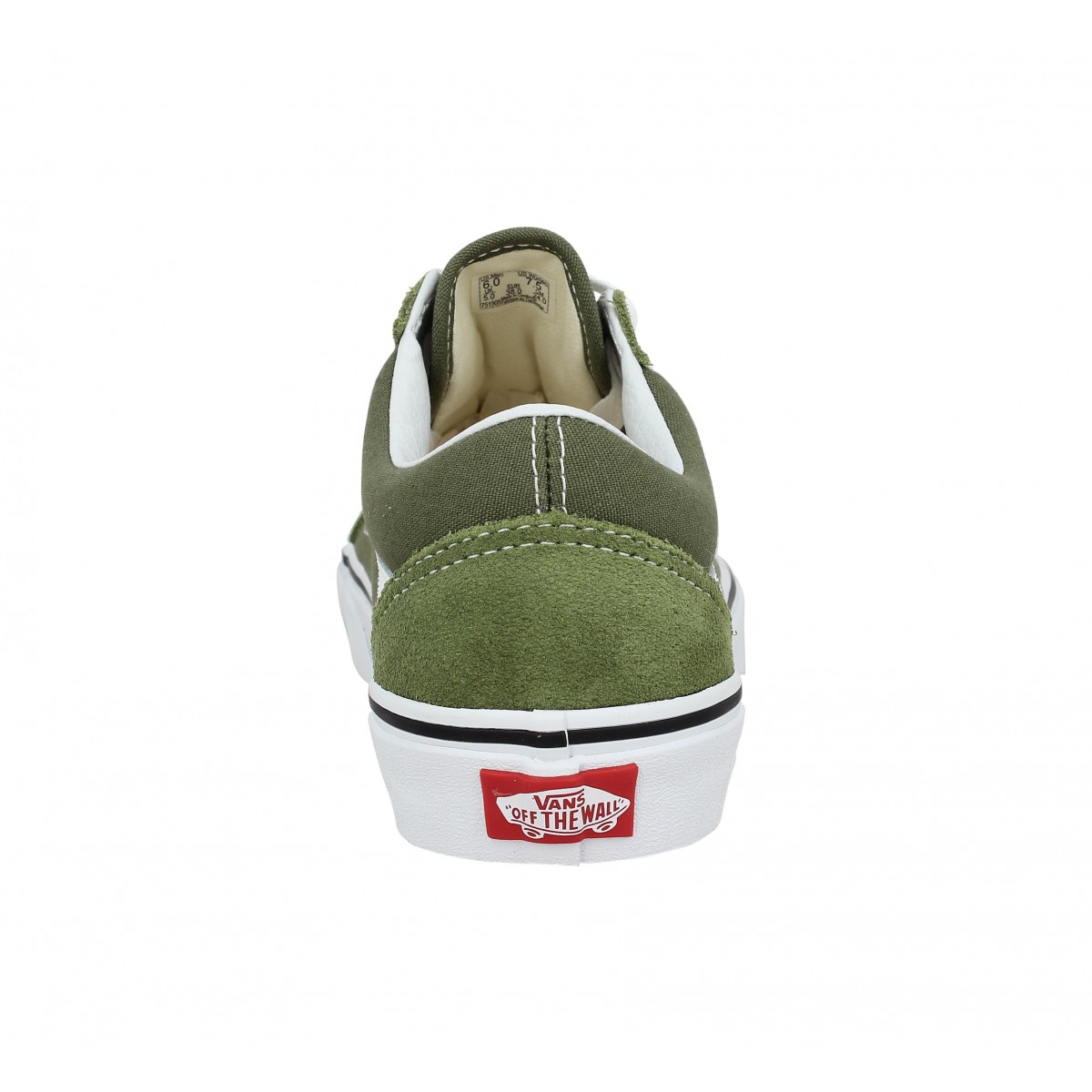vans damier vert