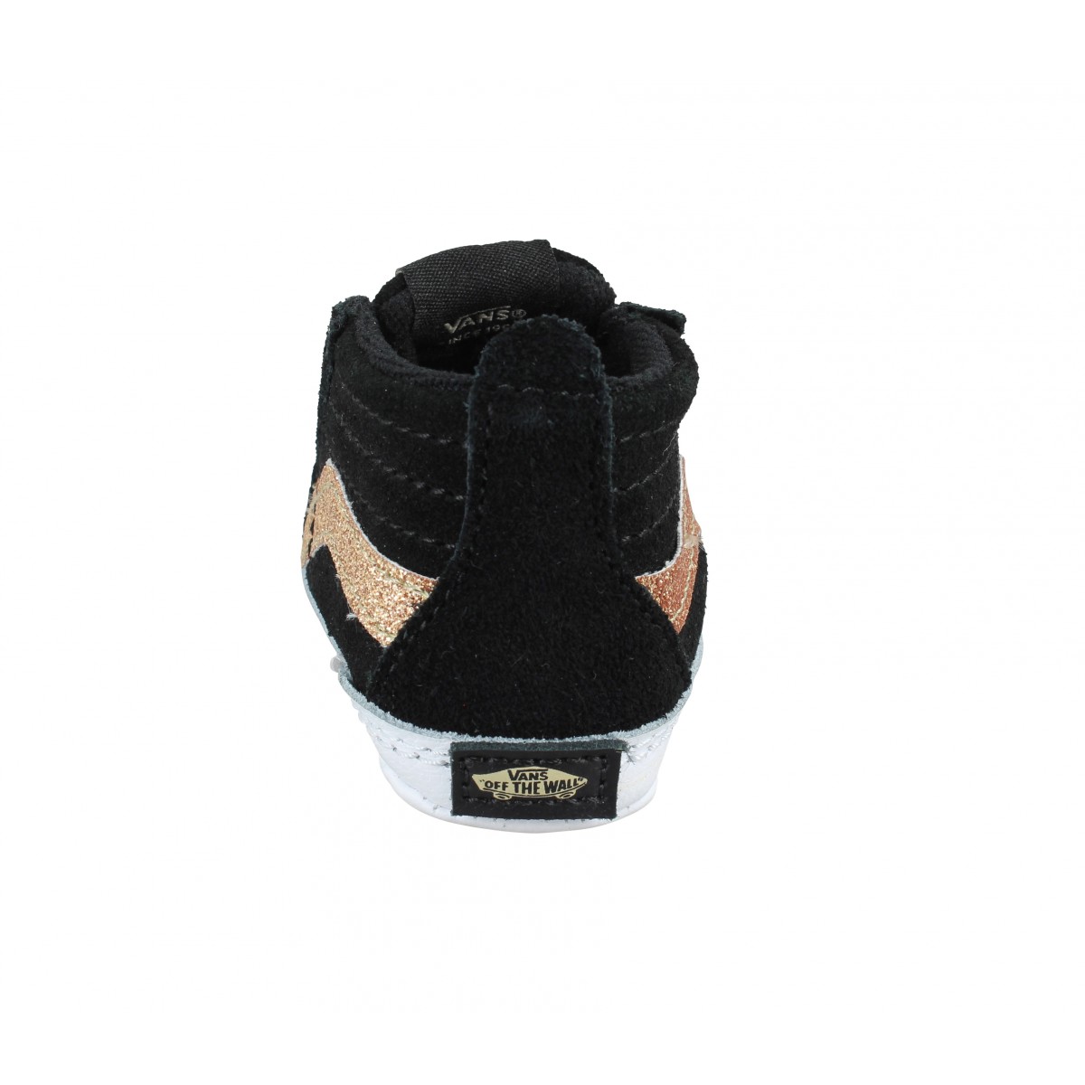 Vans sk8 hi crib party glitter enfant noir or enfants Fanny