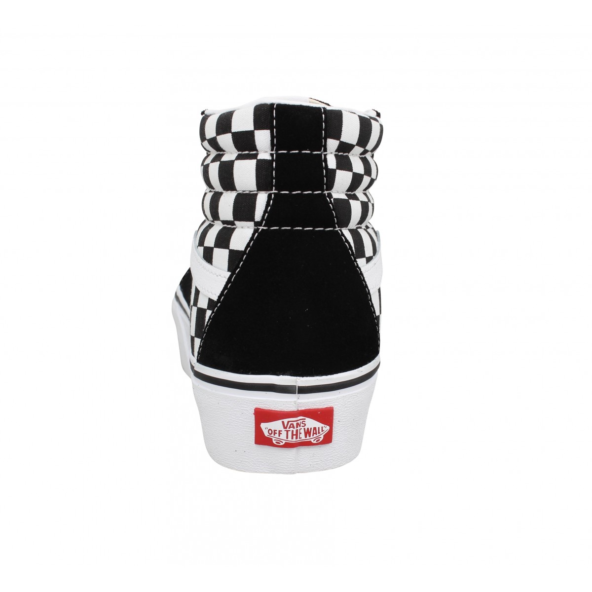 Vans sk8 hi femme damier hotsell