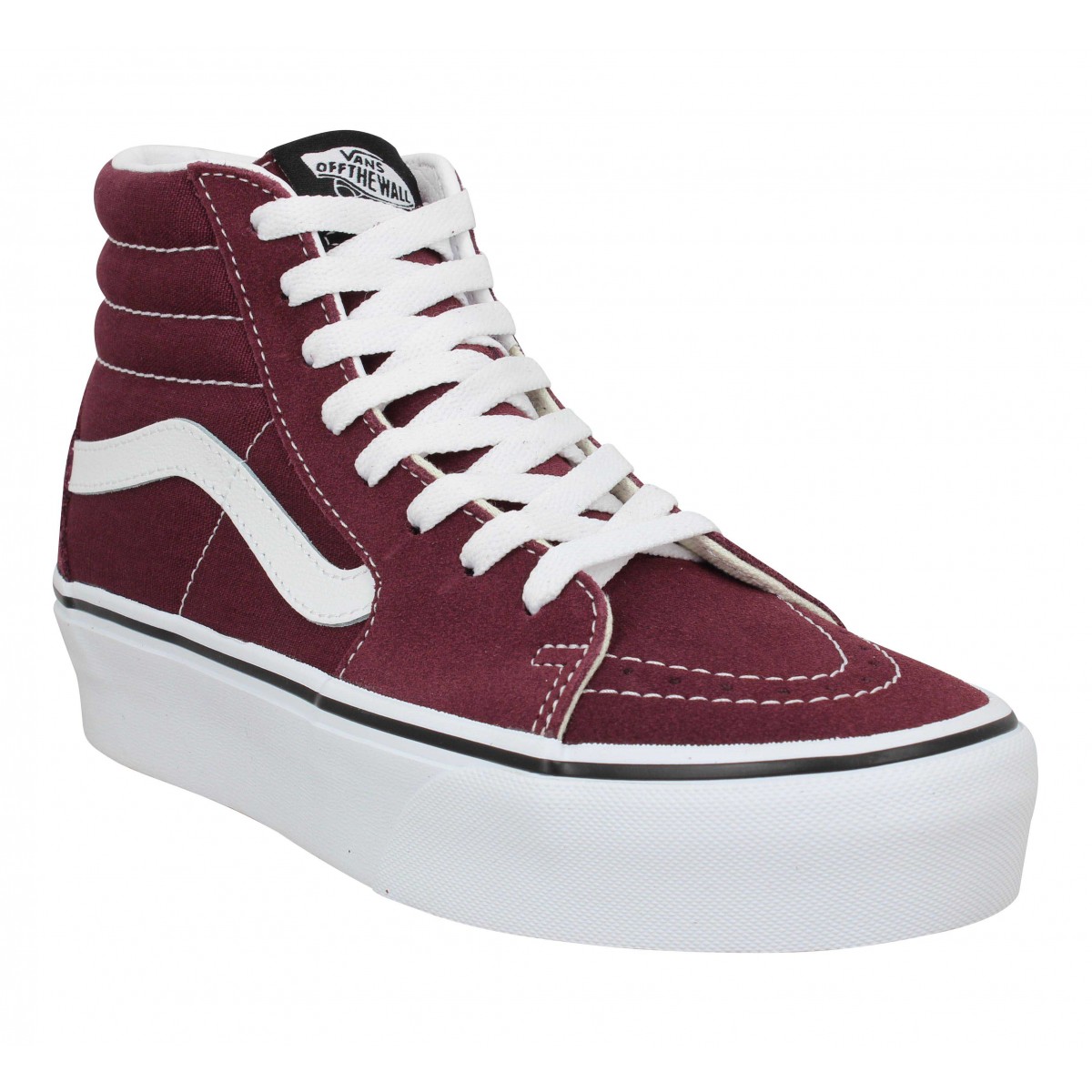 vans femme rouge bordeaux