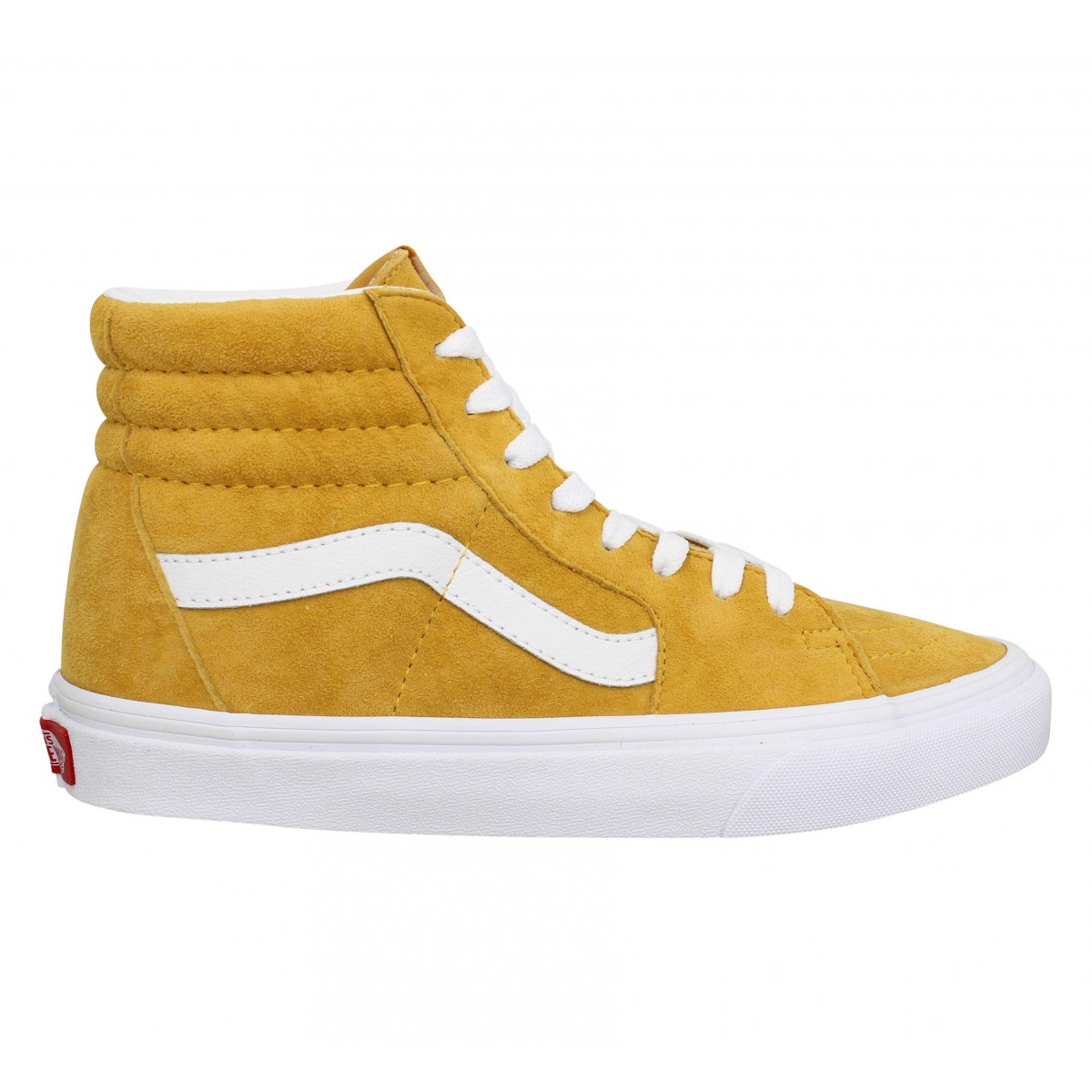 pen wetenschapper gewoon Vans sk8 hi suede jaune femme homme | Fanny chaussures