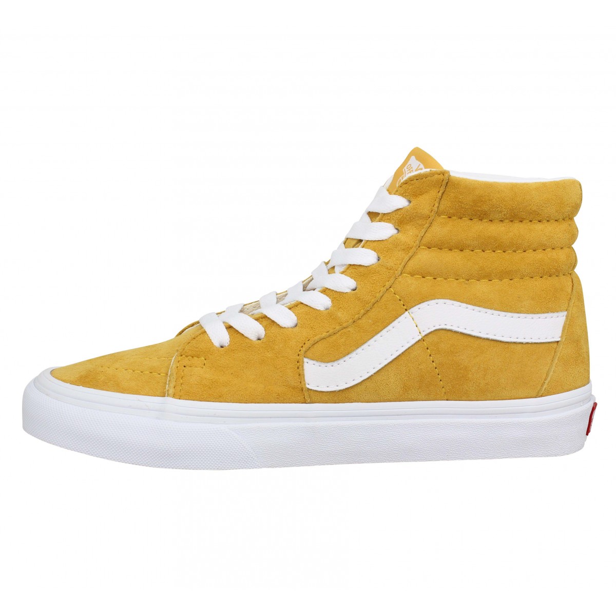 vans jaune et blanche