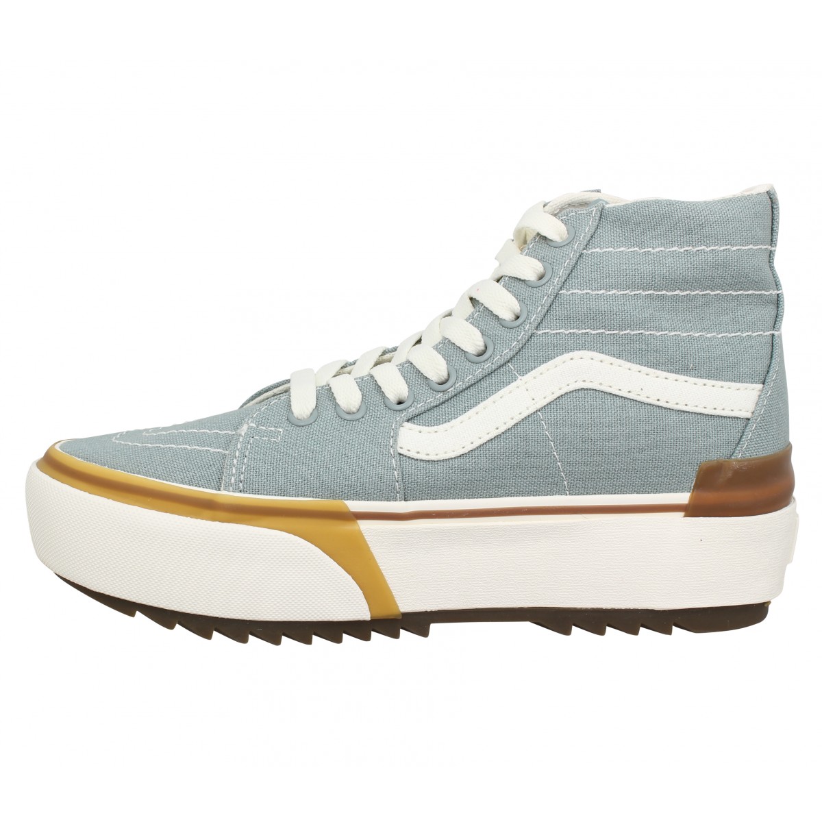 Vans sk8 hi tapered toile femme green milieu femme Fanny chaussures