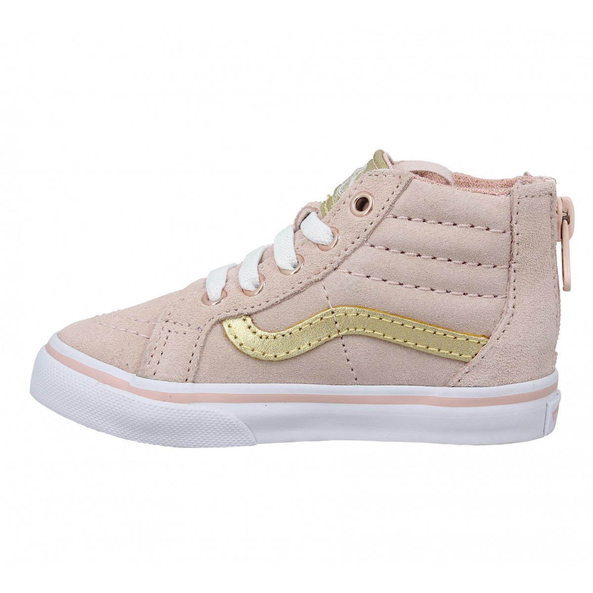 Vans sk8 hi enfant rose cheap