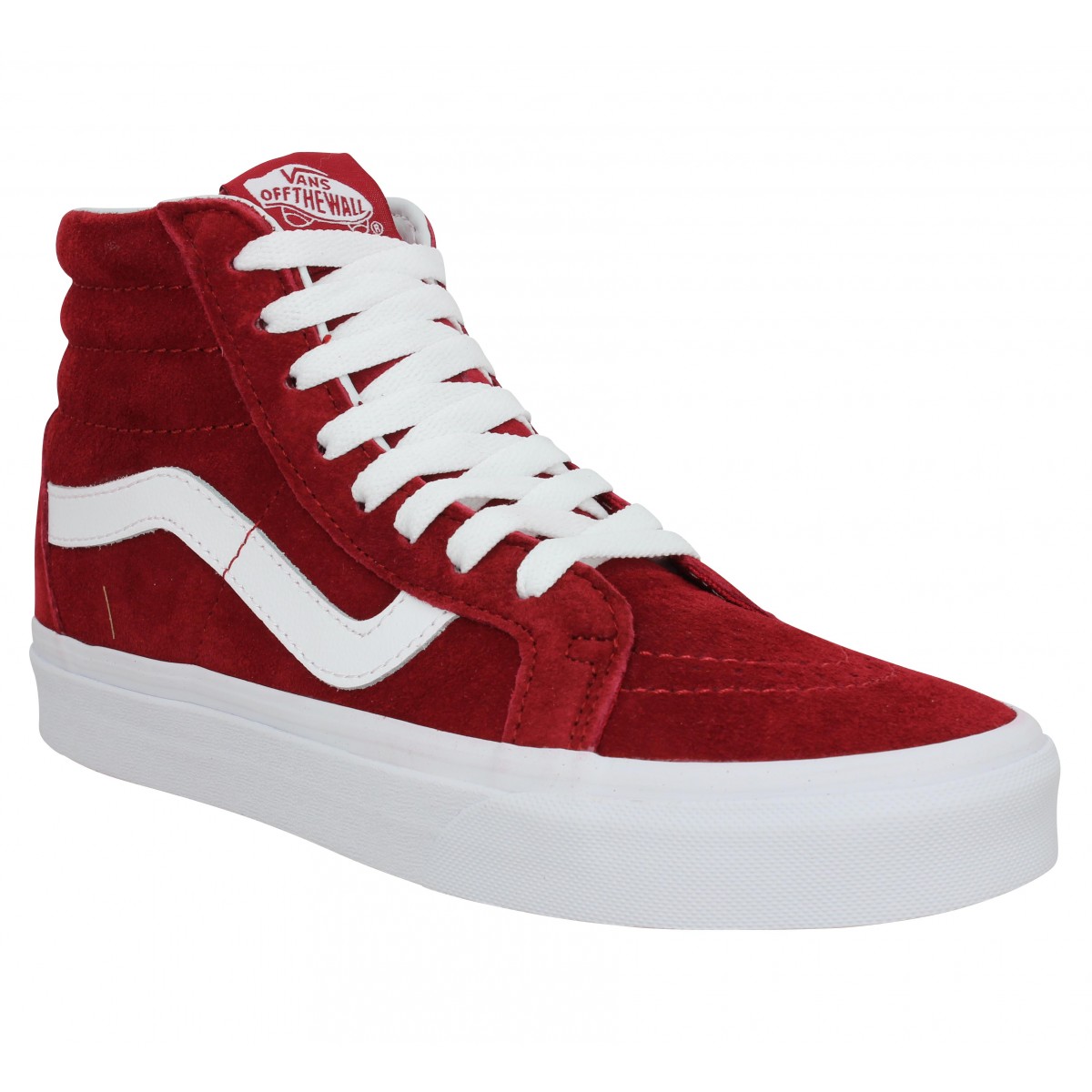 vans rouge femme