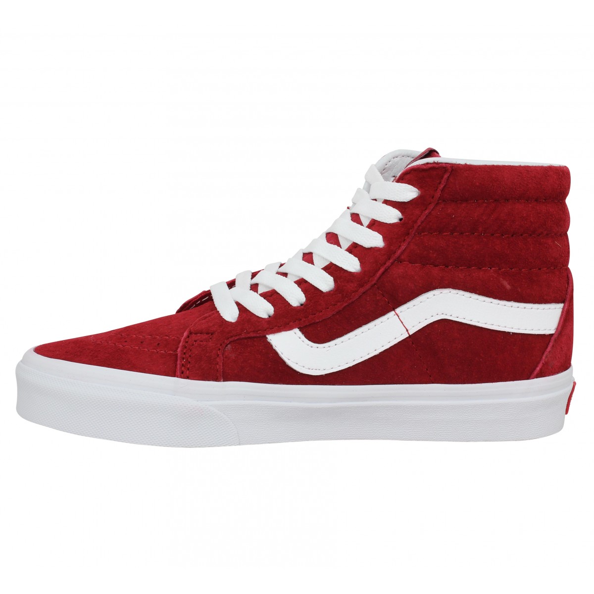 chaussure vans femme rouge