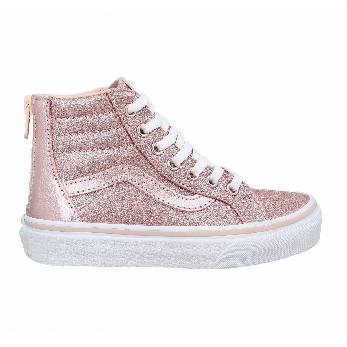 vans paillettes rose