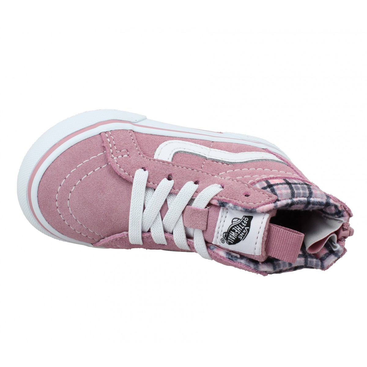 Vans sk8 hi enfant rose top
