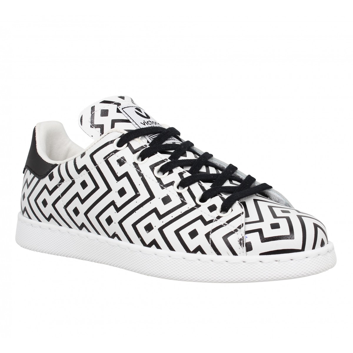 Baskets VICTORIA 12555 geometric Femme Noir