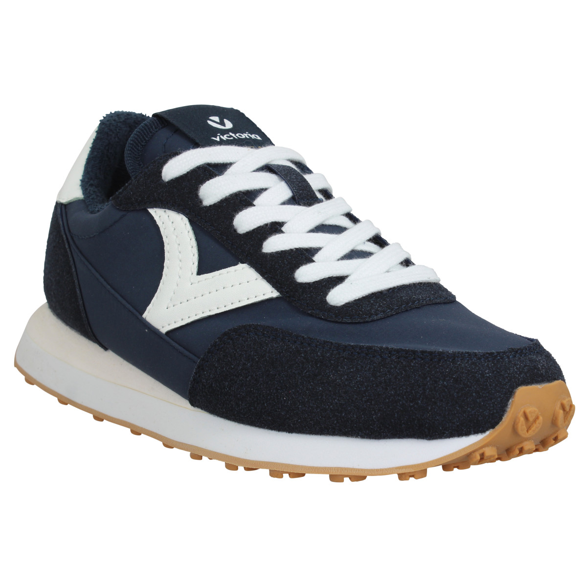 Baskets VICTORIA 38100 run simili Femme Marine