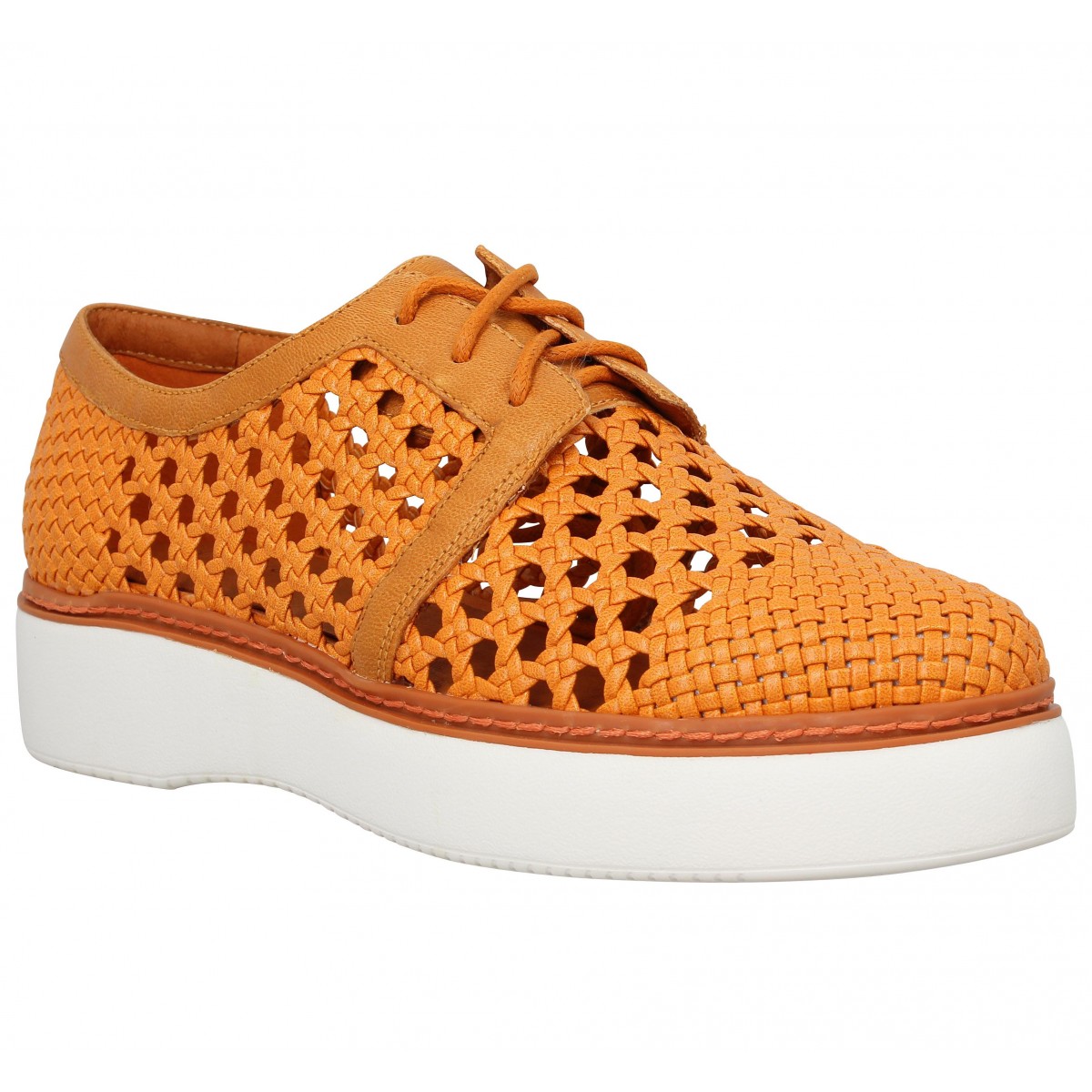 Chaussures à lacets WHAT FOR 7024 Femme Orange