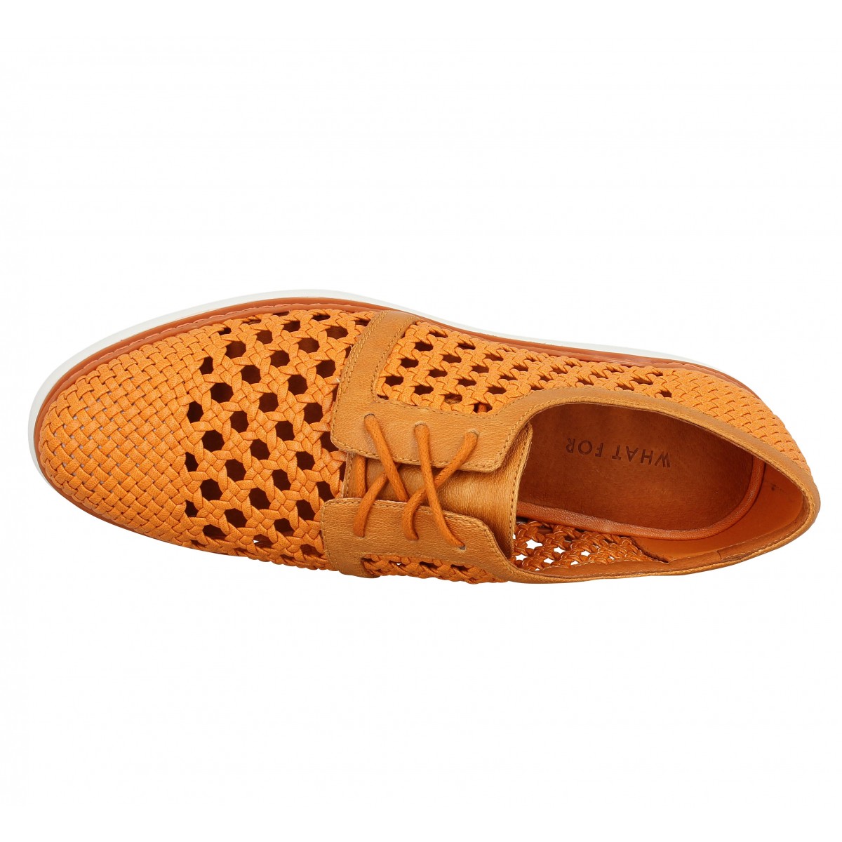 What for 7024 femme orange femme Fanny chaussures