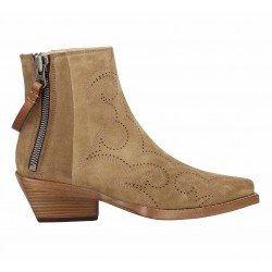 Bottines femme nubuck beige cheap