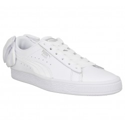 puma bow noir vernis